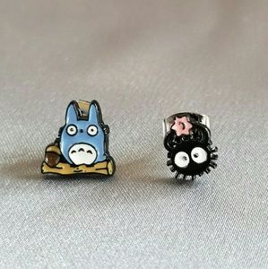 New Susa-ataris and Totoro stud earrings